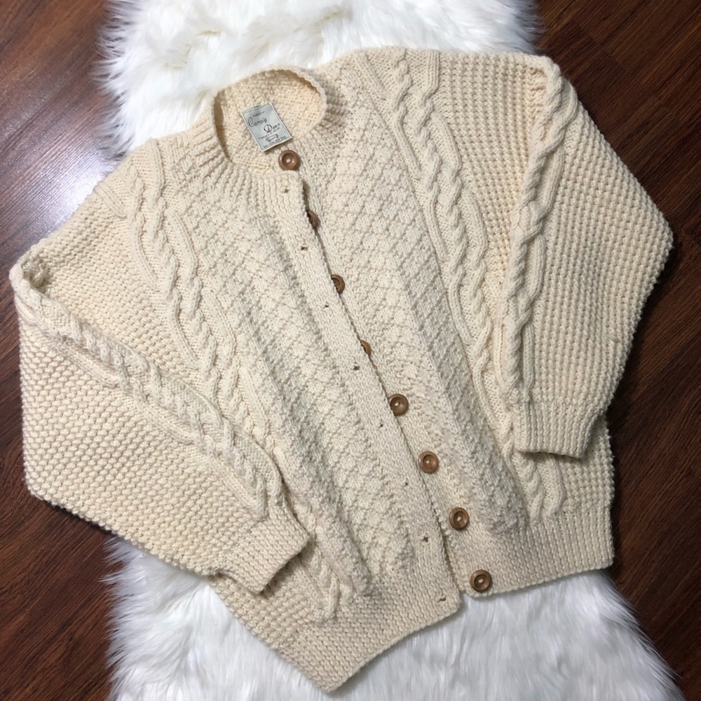 Carraig Donn // hand-knit button down sweater